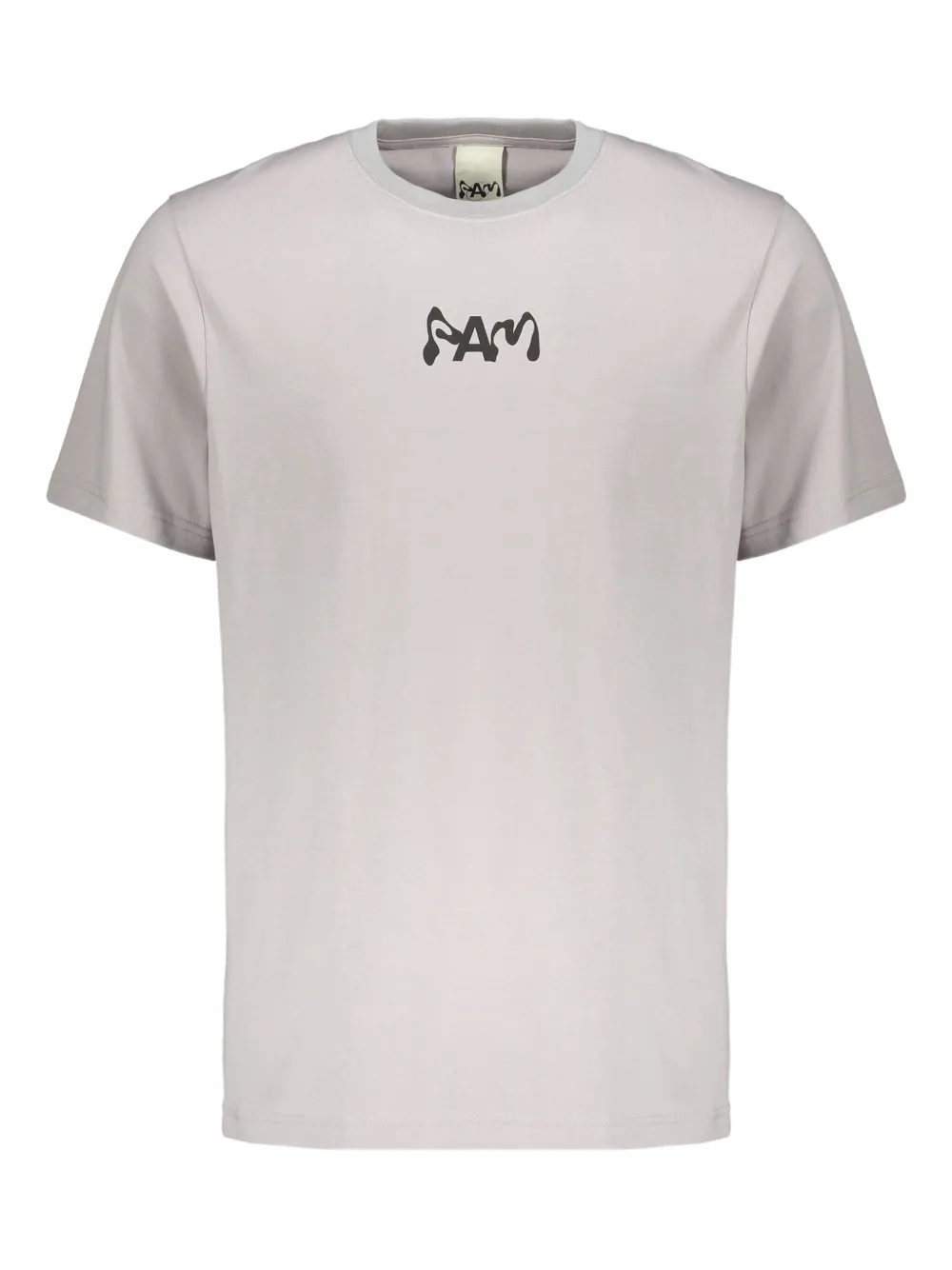 Perks And Mini Eye-print Logo Cotton T-shirt In Gray