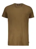 Moorer Bruzio patch-pocket T-shirt - Brown