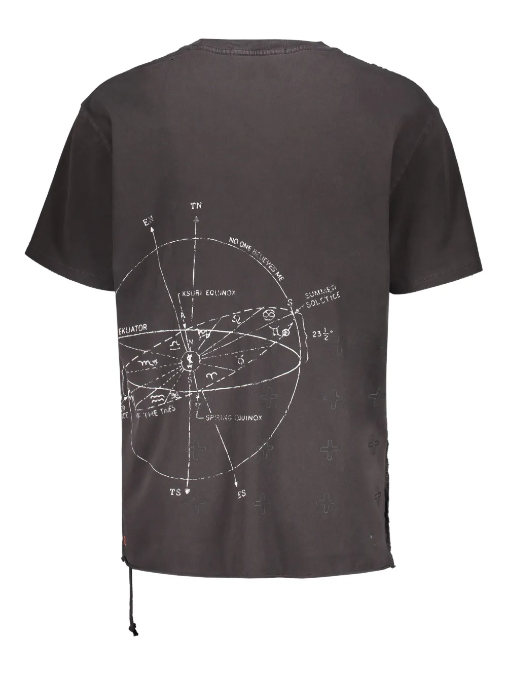 Ksubi graphic-print cotton T-shirt Grijs