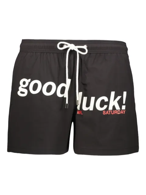 MR. SATURDAY drawstring-waistband swim shorts