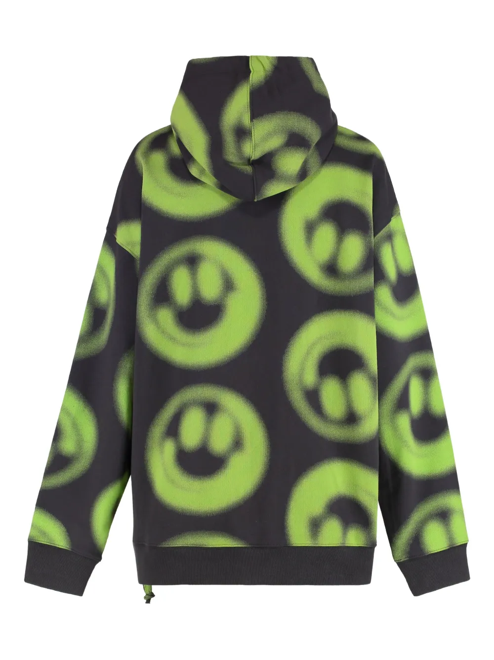 Ksubi printed cotton hoodie Zwart