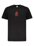 Perks And Mini crew-neck logo-embroidered T-shirt - Black