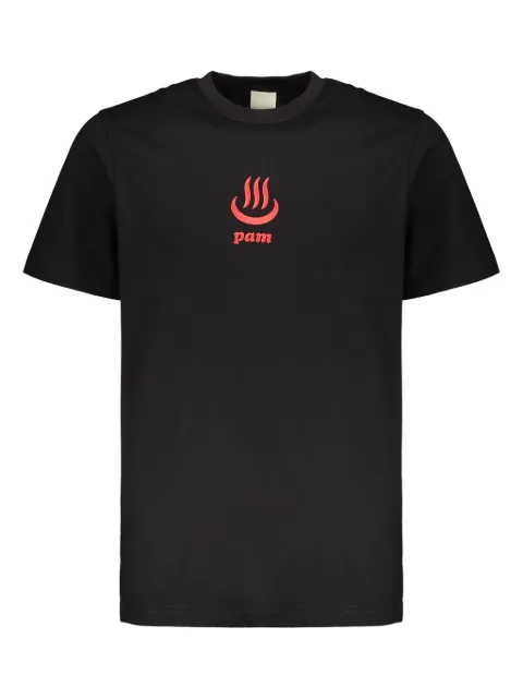 Perks And Mini crew-neck logo-embroidered T-shirt