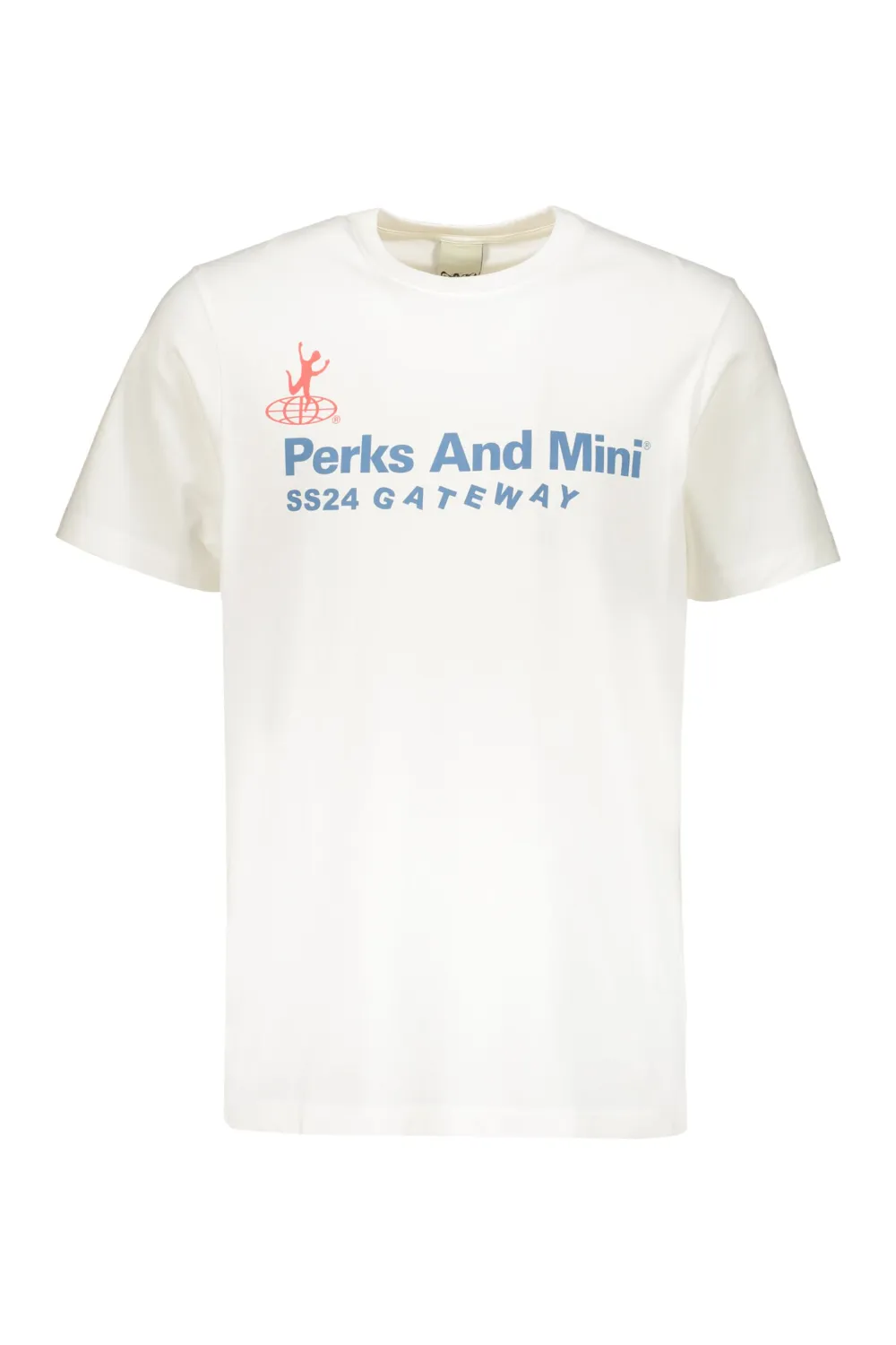 Perks And Mini crew-neck logo-printed T-shirt | White | Image 1