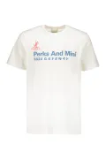 Perks And Mini crew-neck logo-printed T-shirt - White