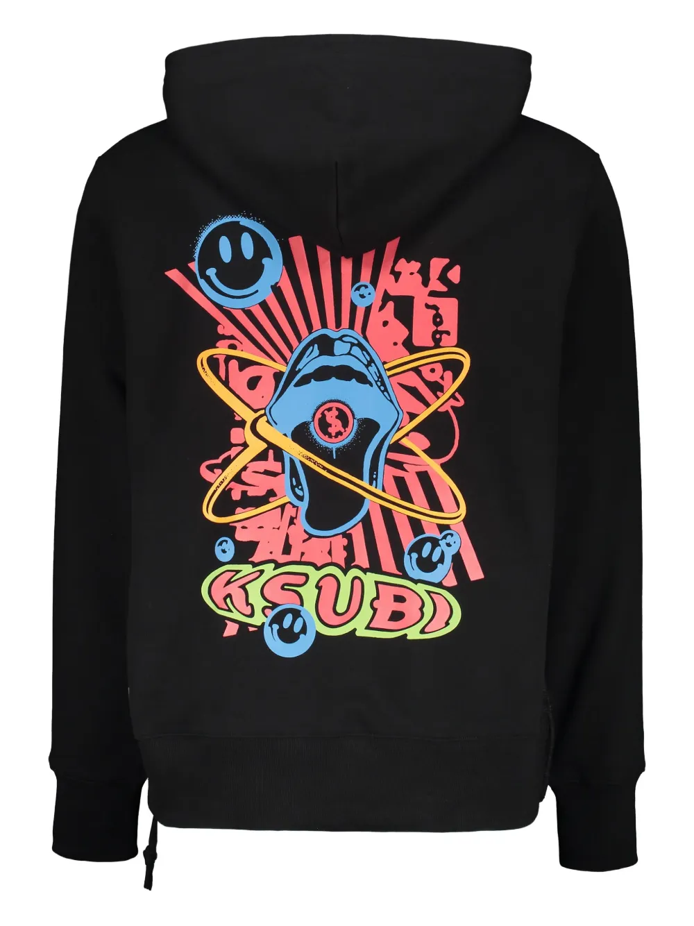 Ksubi adjustable-hood hoodie Zwart