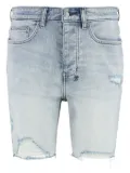 Ksubi frayed-hem button denim shorts - Blue