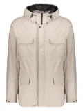 Moorer padded drawstring jacket - Neutrals