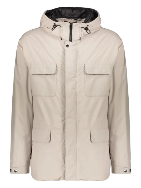 Moorer padded drawstring jacket