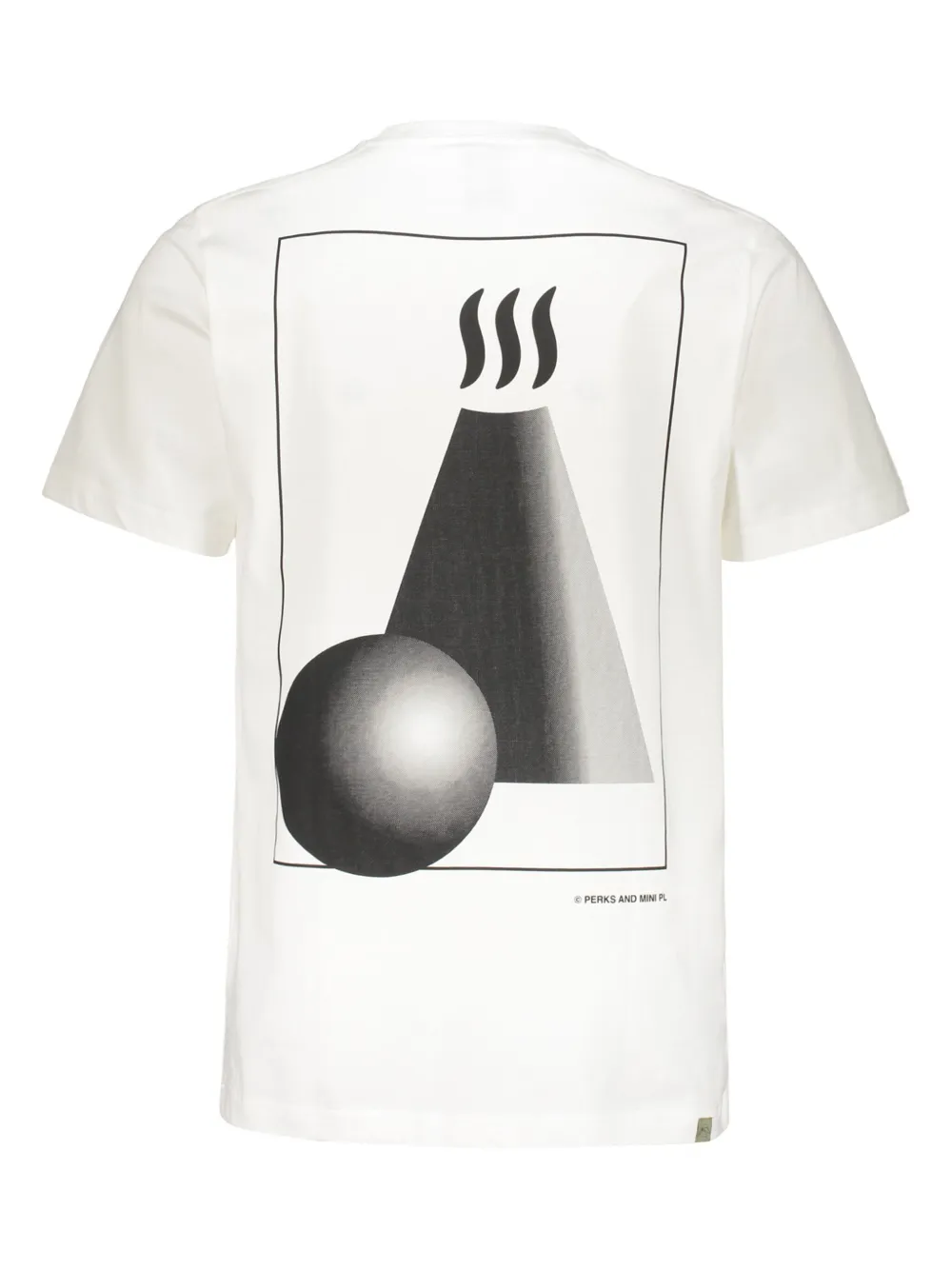Perks And Mini T-shirt met geborduurd logo en ronde hals - Wit