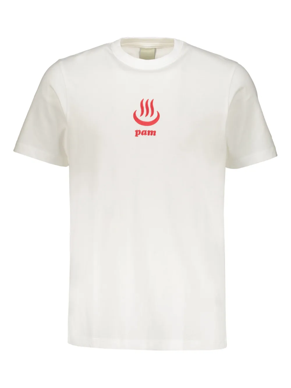 Perks And Mini Crew-neck Logo-embroidered T-shirt In Gray
