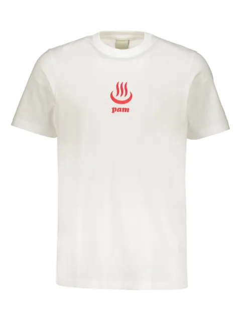 Perks And Mini crew-neck logo-embroidered T-shirt
