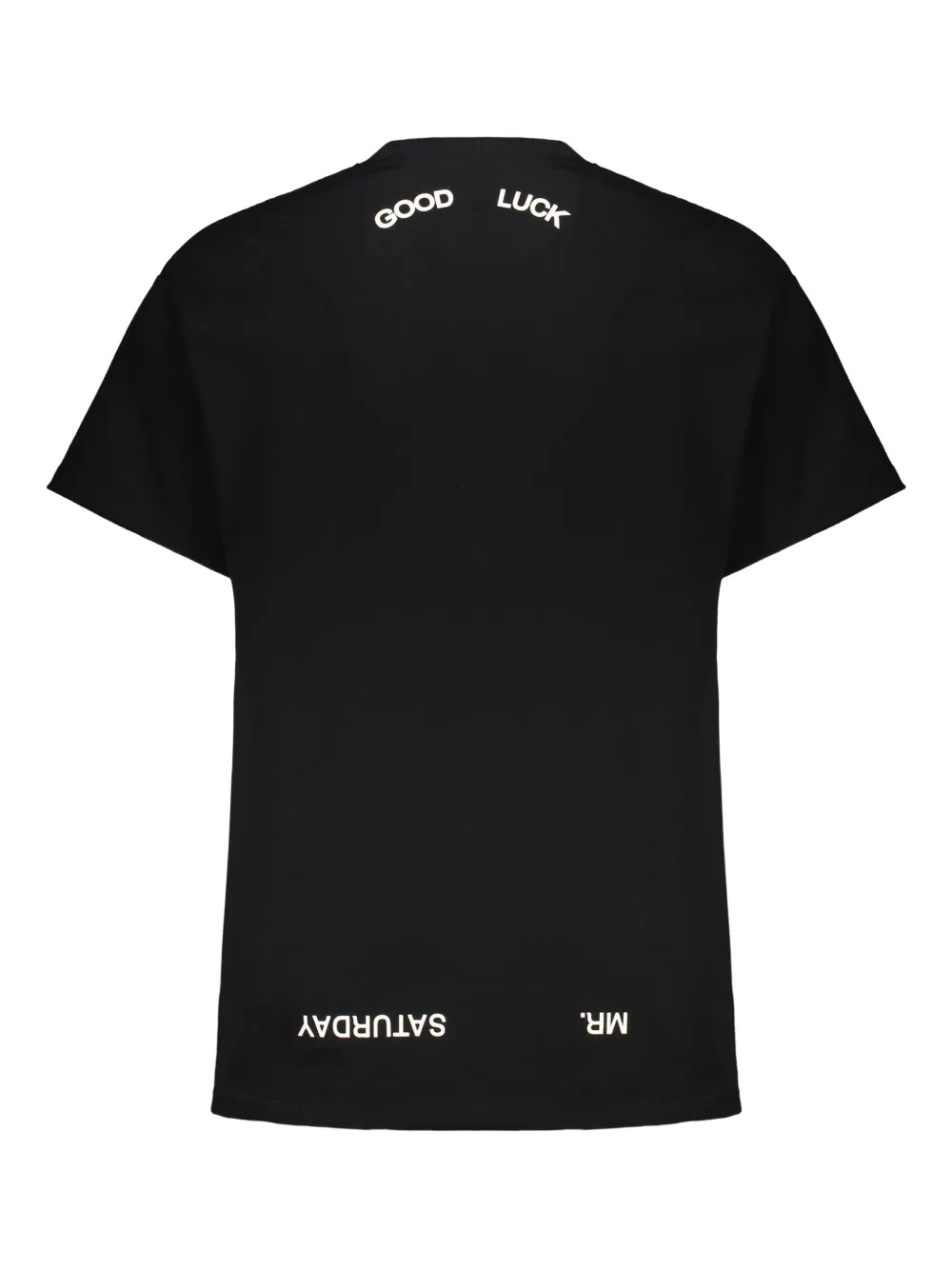MR. SATURDAY ribbed-neckline logo t-shirt | T-Shirts | Image 2