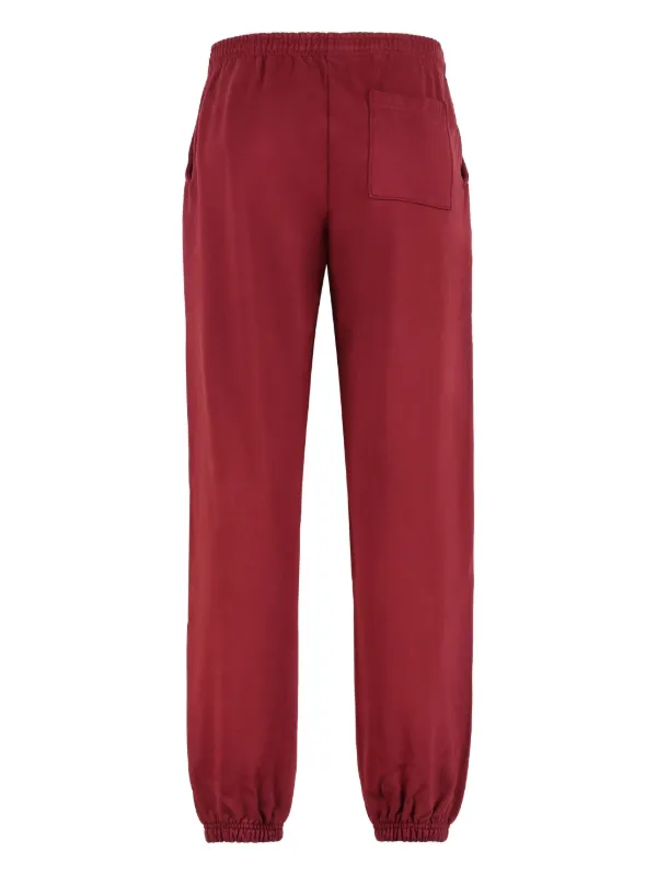 SP5DER パンツ SP5DER web-print elastic-cuff Track Pants | Red | FARFETCH