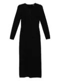 Giambattista Valli lace-insert long-sleeve midi dress - Black