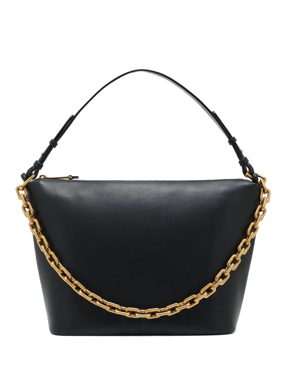 Emporio Armani medium Hobo leather tote bag | Black | Image 1