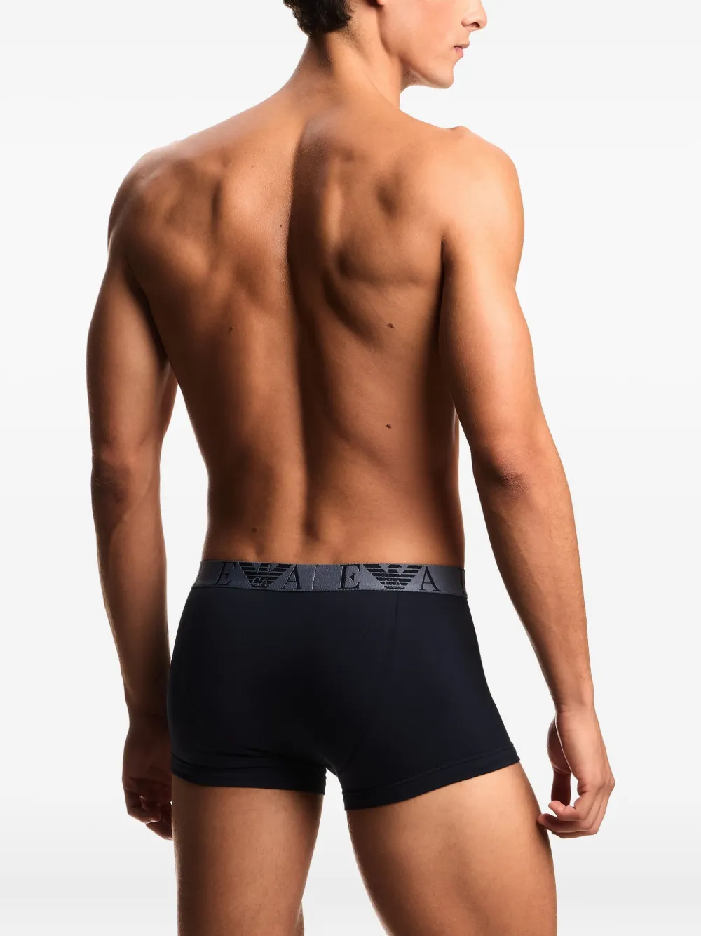 Emporio Armani Drie boxershorts met logoband MB254BLUE
