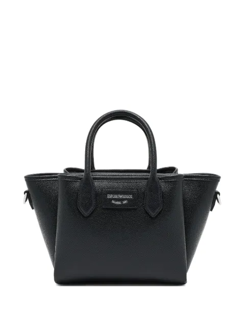 Emporio Armani tote con asa en la parte superior