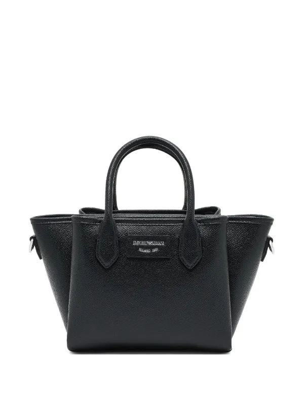 Emporio Armani Top-handles Tote Bag in Black