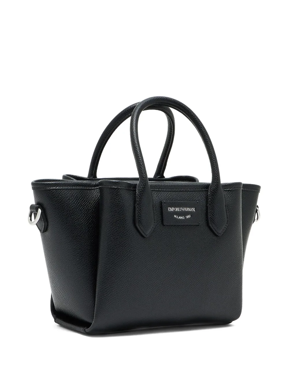 Emporio Armani Shopper met handvatten Zwart