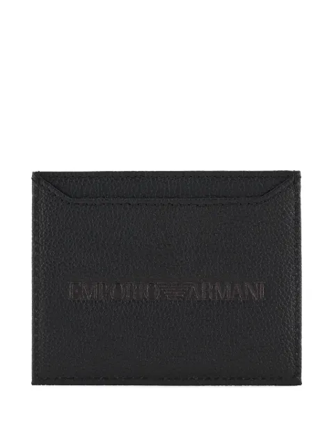 Emporio Armani logo-embossed cardholder