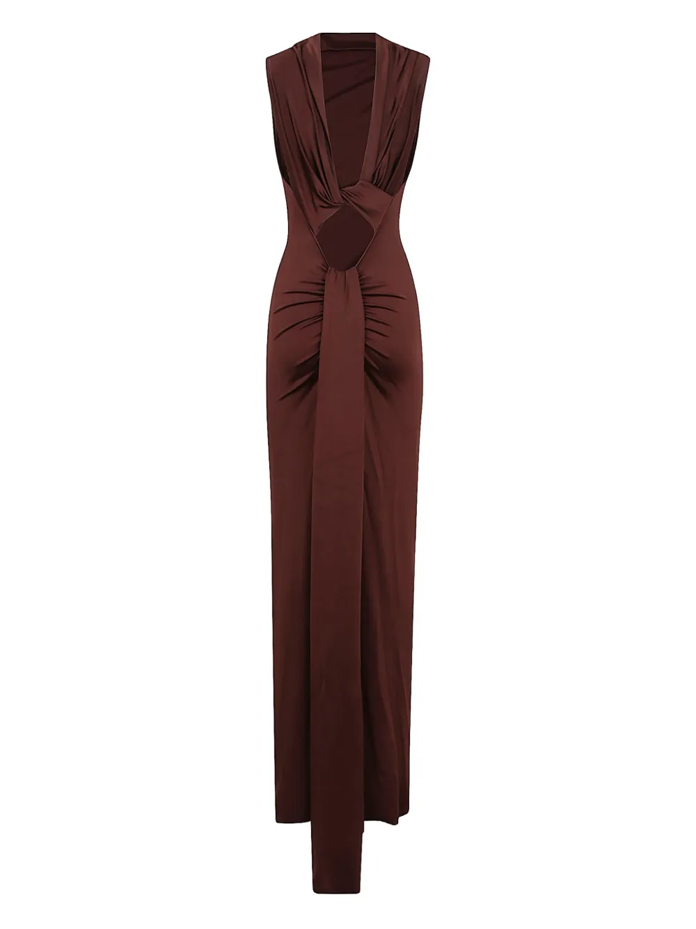 Victoria Beckham mock-neck open-back maxi dress | Evening Dresses | Image 2