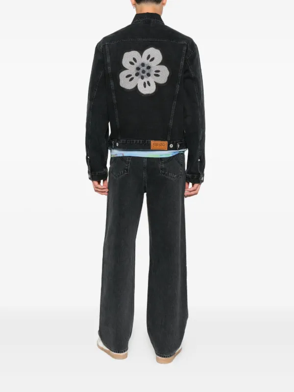 Kenzo Boke Flower デニムジャケット | ブラック | FARFETCH JP
