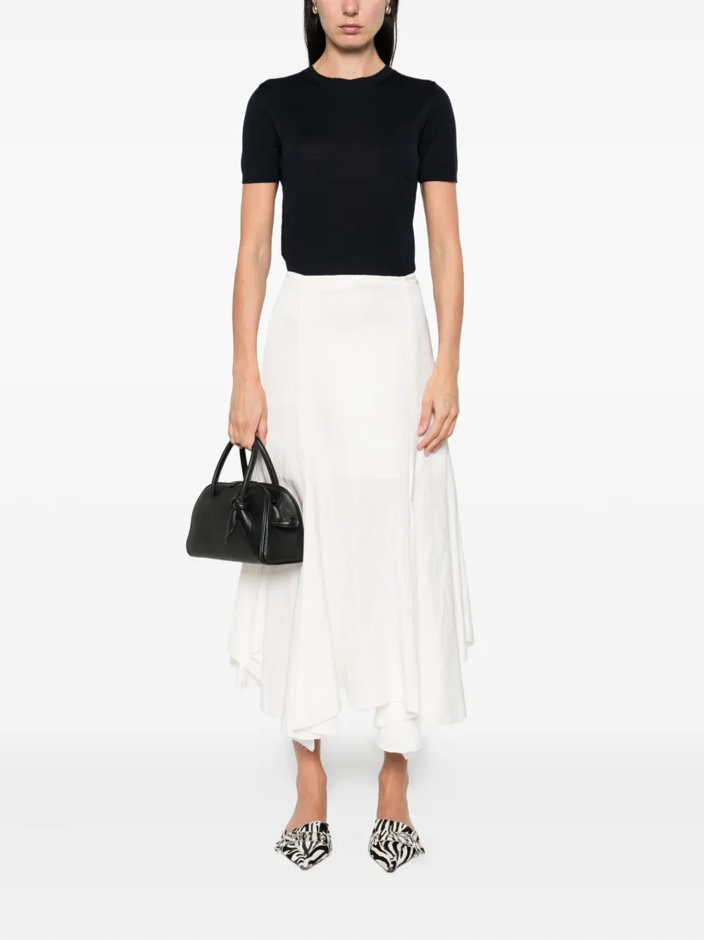 'S Max Mara Wollen T-shirt Blauw