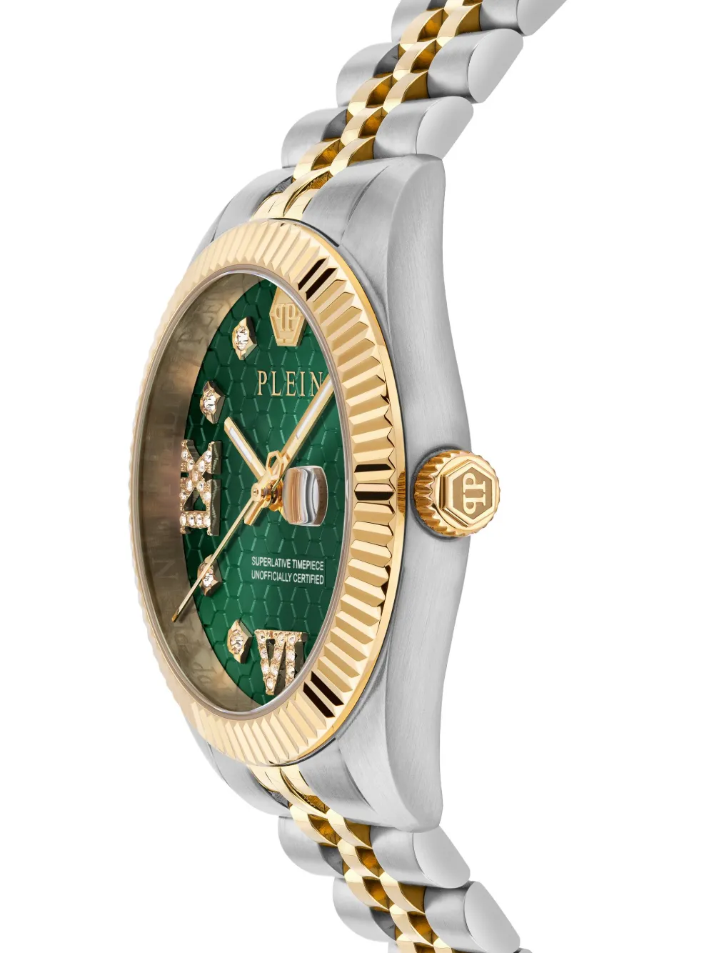 Philipp Plein Date Superlative 41mm In Metallic
