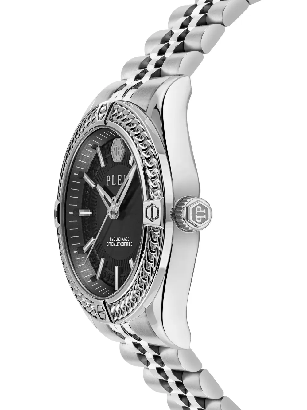 Philipp Plein Plein Icon Chain Bracelet Watch In Metallic