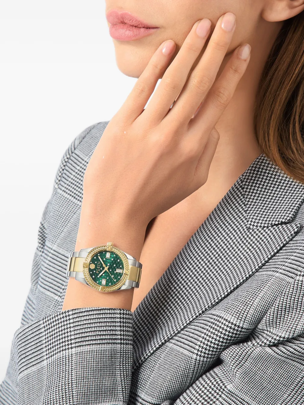 Philipp Plein Icon Chain 36 mm - Groen