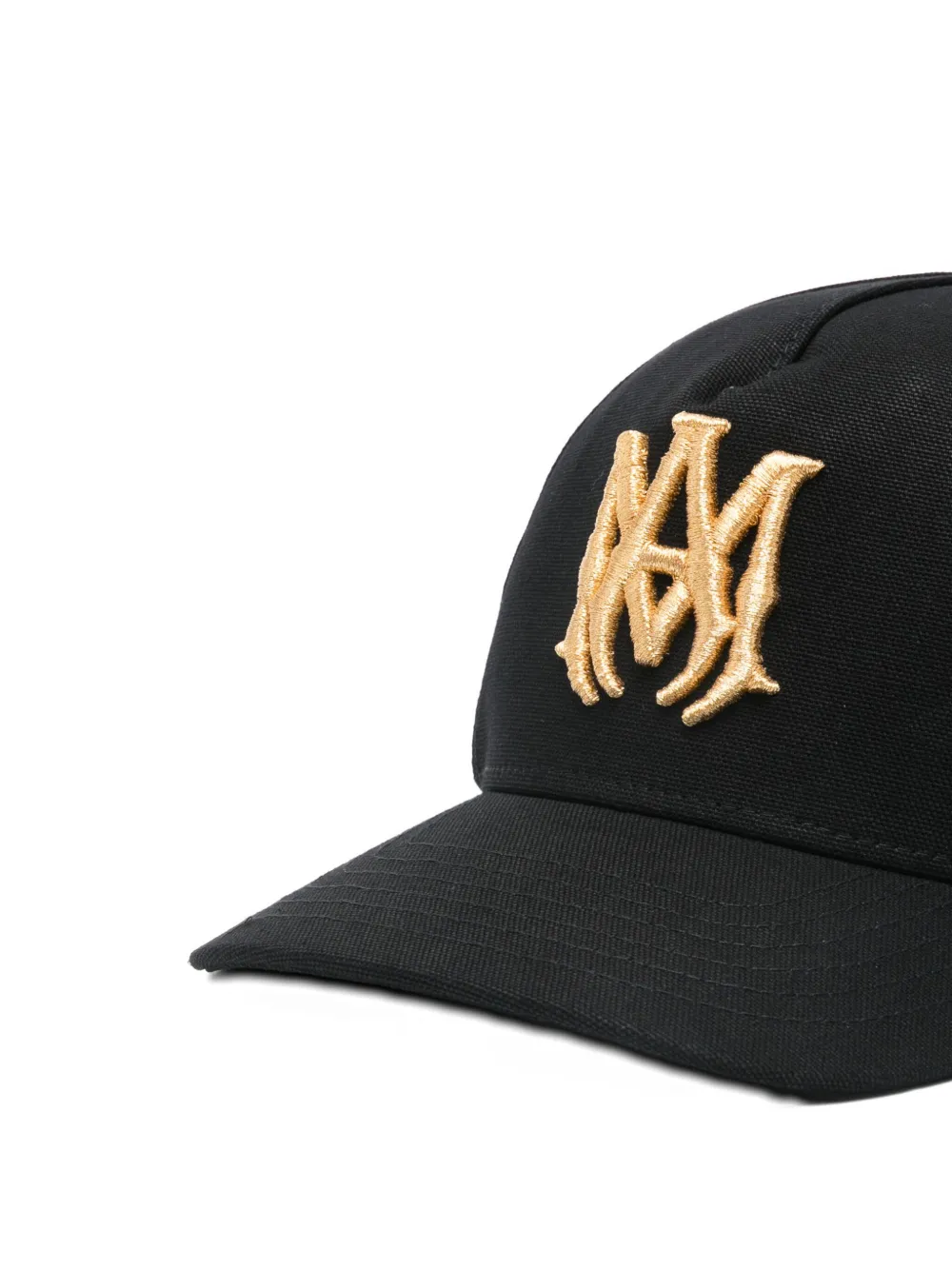 Amiri Logo-embroidered Baseball Cap In Black