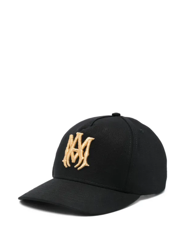Amiri M.A. Logo Embroidered Baseball Black Cap AMIRI M.A. Logo Embroidered Baseball Cap Black Men main image 3