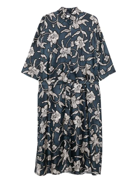 'S Max Mara floral-print shirt dress