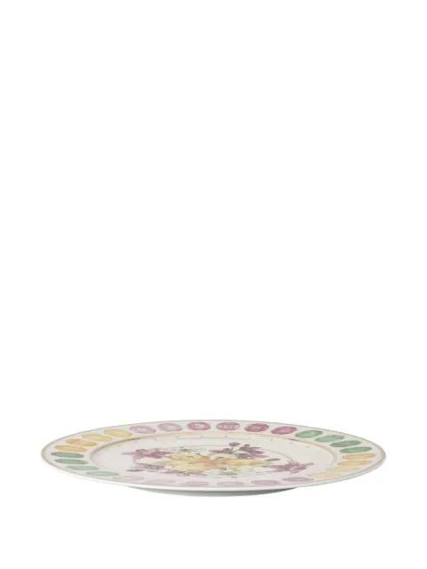 Swarovski floral-print plate