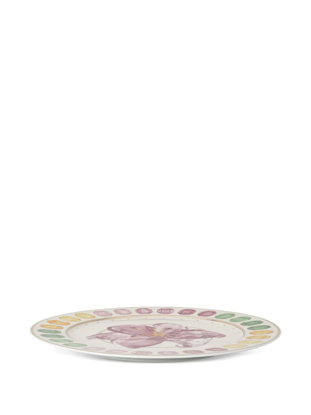 Swarovski x Rosenthal Idyllia lily-print plate (33.1 cm) | Neutrals | Image 1