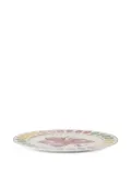 Swarovski x Rosenthal Idyllia lily-print plate (33.1 cm) - Neutrals