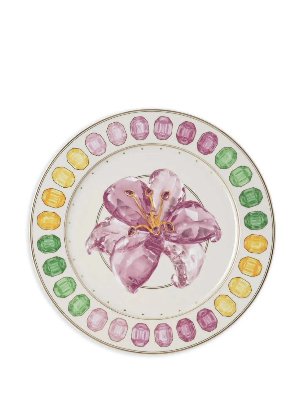Swarovski x Rosenthal Idyllia lily-print plate (33.1 cm) | Tableware | Image 2
