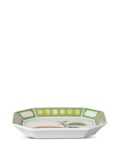 Swarovski x Rosenthal Idyllia lemon-print tray (12.1cm x 14.6cm)