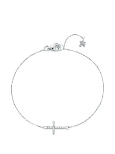Mateo silver Cross diamonds bracelet