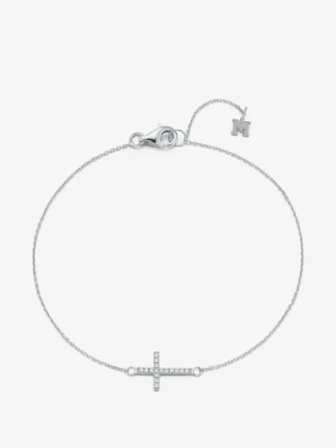 Mateo silver Cross diamonds bracelet