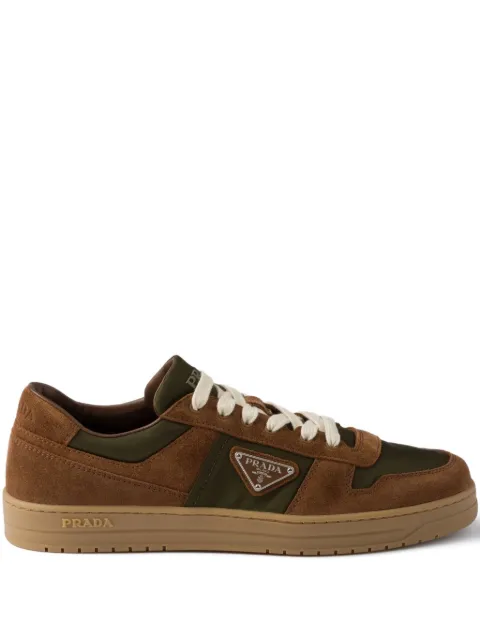 Prada Downtown suede sneakers
