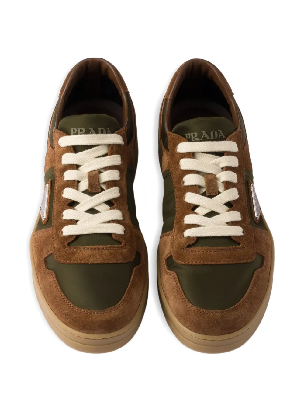 Prada Downtown suède sneakers Bruin