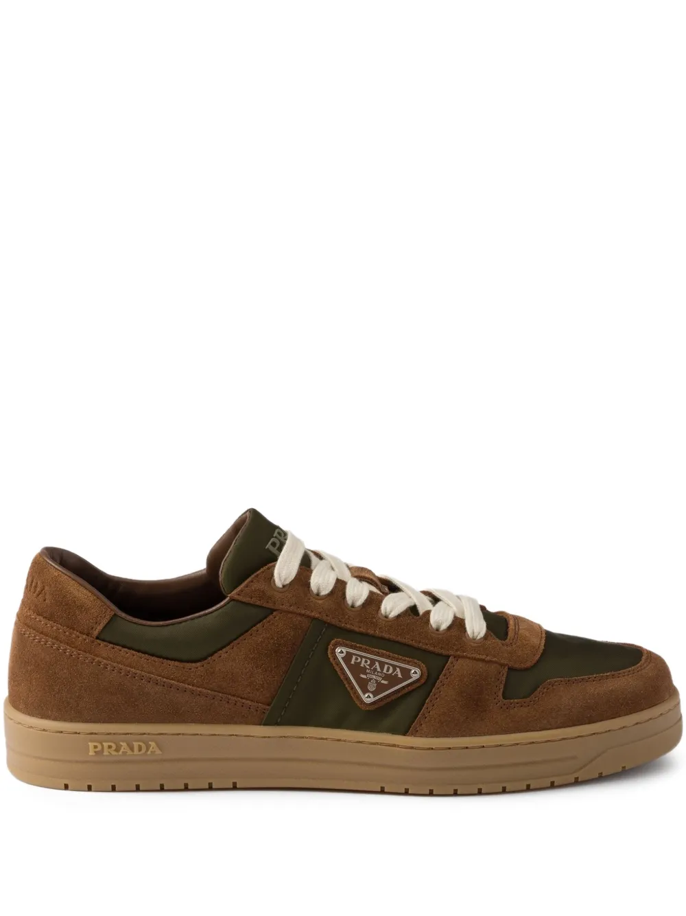 Prada Downtown suède sneakers Bruin