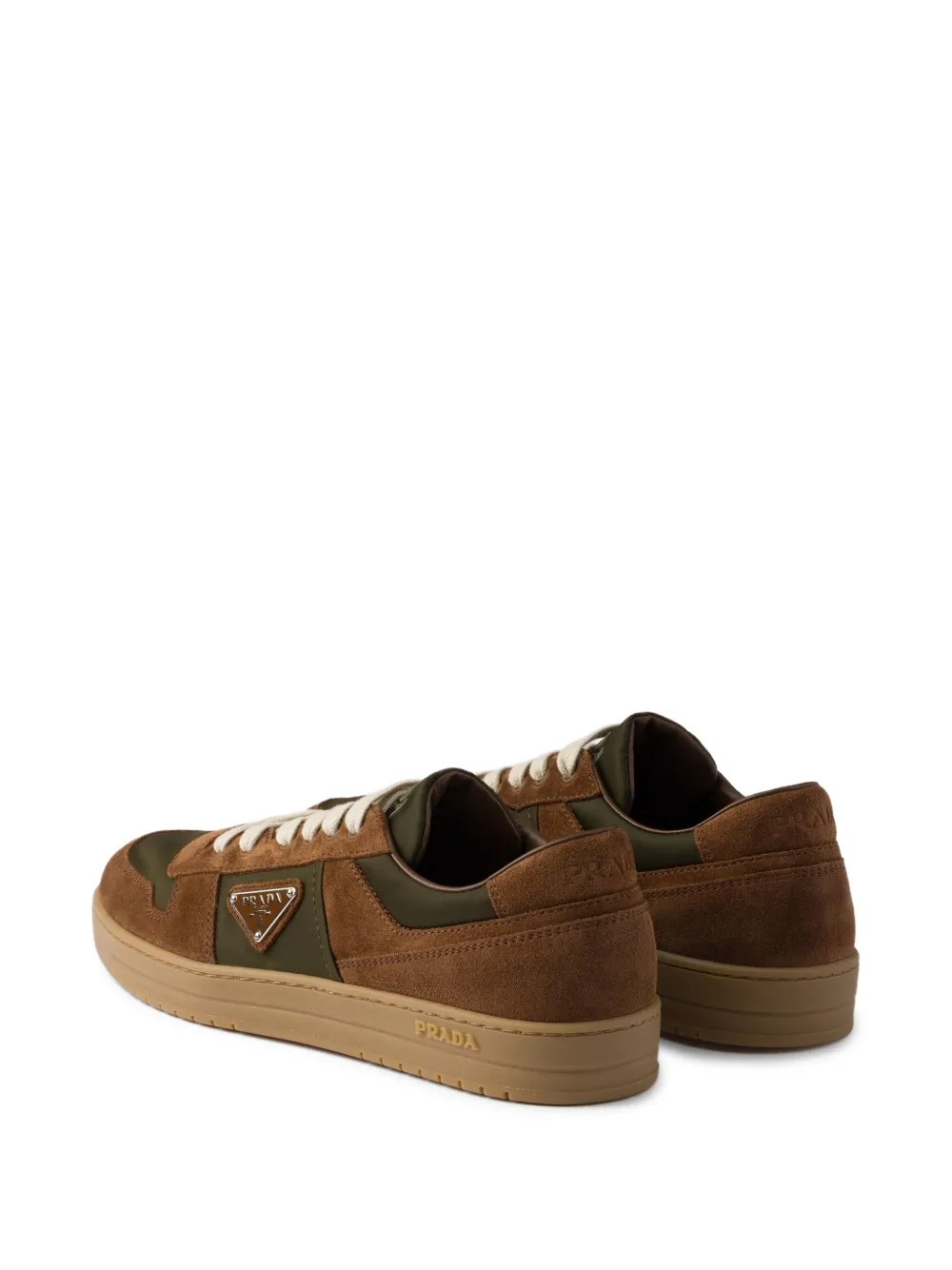 Prada Downtown suède sneakers Bruin