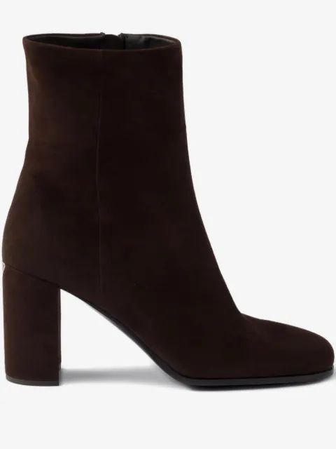 Prada suede booties