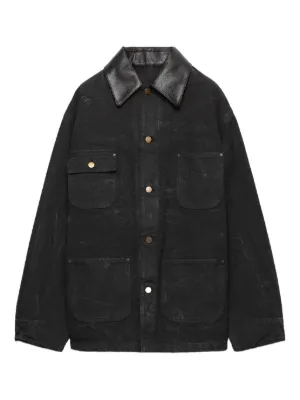 Prada トライアングルロゴ ジャケット | グレー | FARFETCH JP