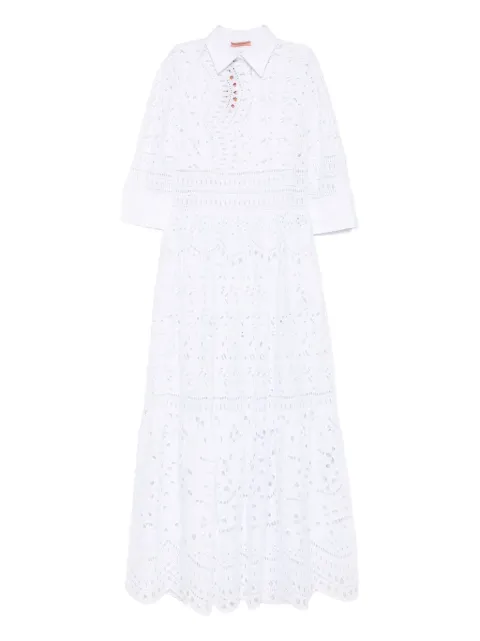 Ermanno Scervino embroidered tiered dress
