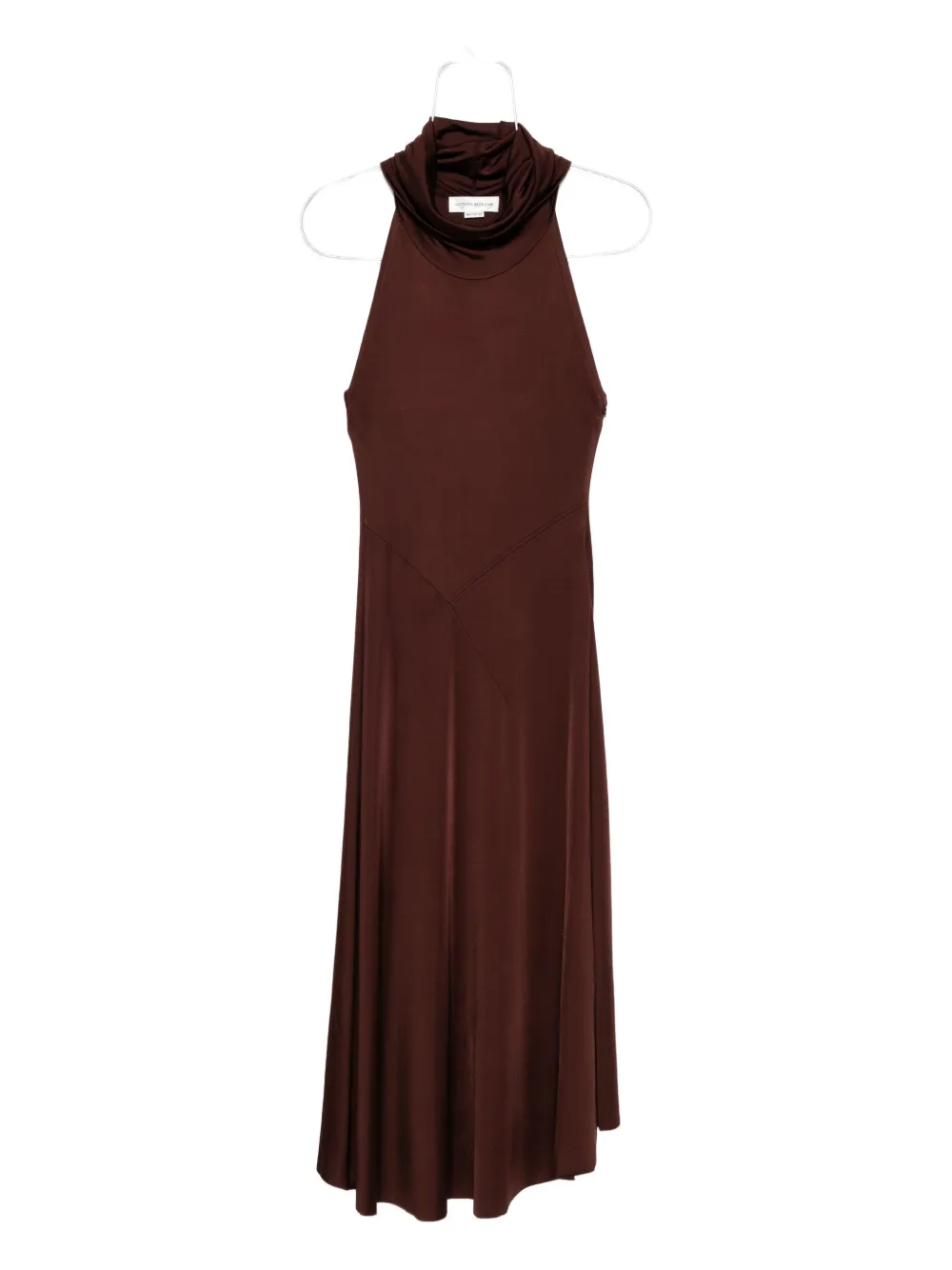 Victoria Beckham high-neck dress Bruin