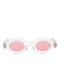 Paloceras Pebble oval-frame sunglasses - Pink